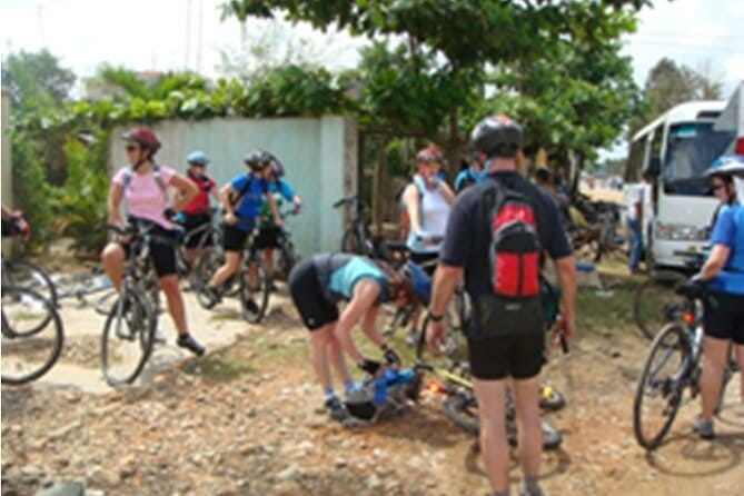 3 Days Cycling Mekong Delta - Day 1 in Cai Be: fruit orchards, fresh durian, and the river market feel
