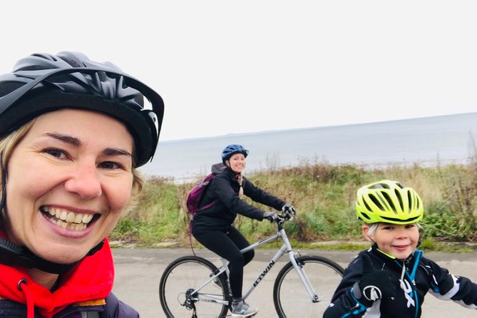 'A Wee Pedal's' Family Friendly Cycle Tour to Edinburgh's Coast - The Victorian railway tunnel: a fun “moment” in the middle