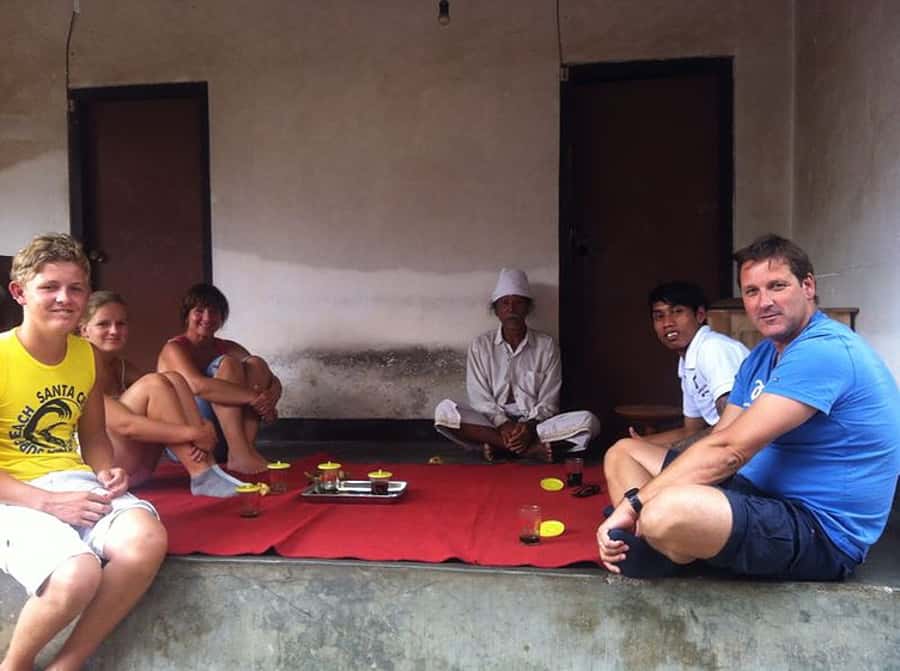 Bali Downhill Cultural Cycling Tour - The priest compound visit: family life, explained in real conversations