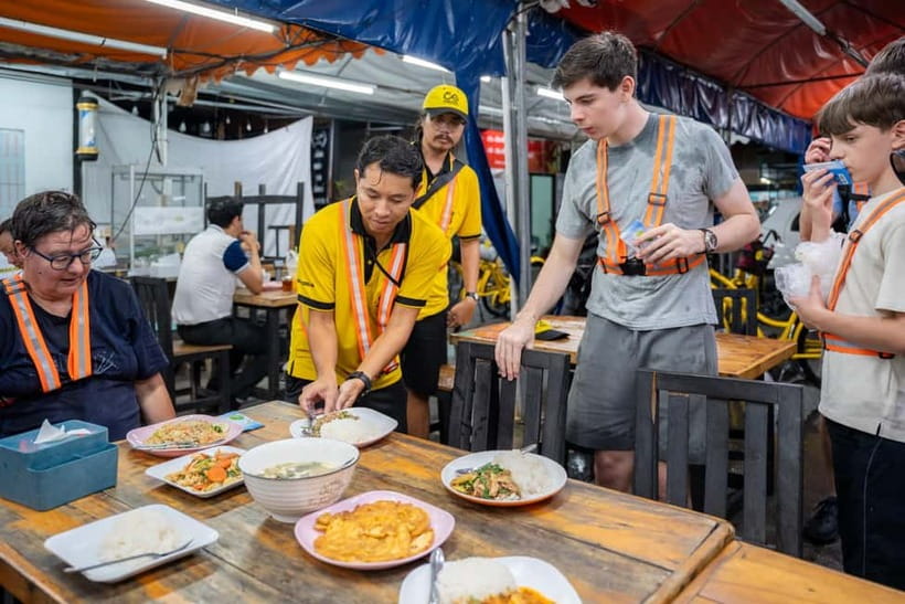 Bangkok by Night Cycling Tour with Street-food Meal - River City Shopping Center Start: Easy Entry, Clear Flow