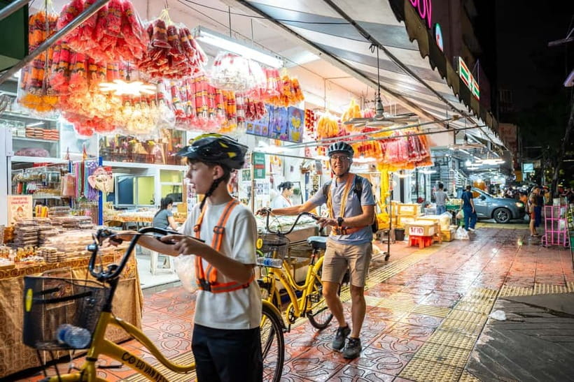 Bangkok by Night Cycling Tour with Street-food Meal - Crossing the Chao Phraya: The Pedestrian Ferry Moment