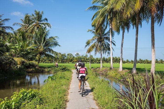 Bike And Boat Mekong Delta Cycling Tour - Long An Province Cycling: Rice Paddies, Coconut Trees, and Dragon Fruit Farm Scenery