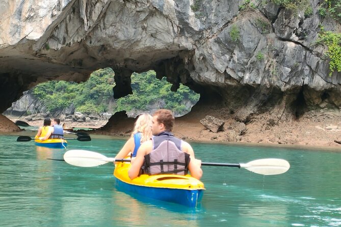 Cruising- Kayaking- Cycling- Trekking 3D/2N from Cat Ba in less tourist areas. - Day 3 cruising: Dau Be Island, Cong Tau lagoon vibes, and Tien Ong Cave