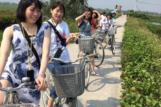 Cycling, Buffalo, Basket Boat ride in Hoi An - Bamboo basket boat ride through the coconut palm water zone