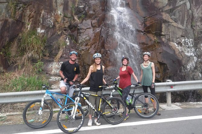 Cycling from Dalat to Nha Trang - Riverside picnic lunch before the push toward Nha Trang