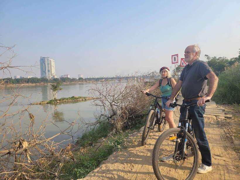 Cycling Through Hanoi: Old Quarter Pagodas & Red River Delta - Long Bien Bridge and the Old Train Railway vibe