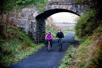 Cycling Westport & the Great Western green way. Mayo. Self-guided - Starting at Cahernamart (Westport) and pacing an ~8-hour 42km day