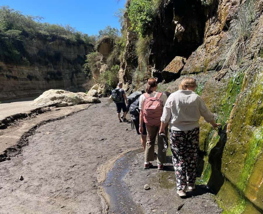 Daily Hell's gate National Park Ebike Cycling - Ol-Njorowa Gorge hike to Pride Rock (Lion King style)