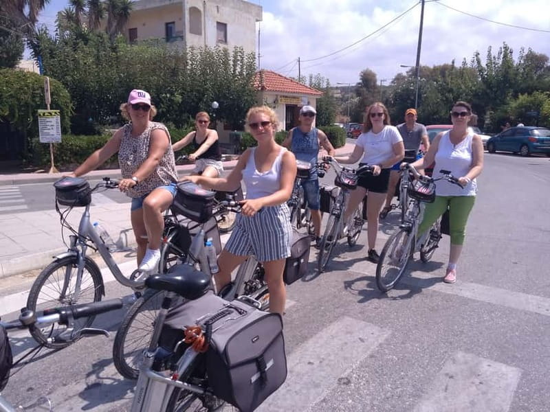 e-Bike Cycling Tour to Arkadi Monastery with Lunch included - Lunch in Kirianna: Cretan dishes plus panoramic sea views