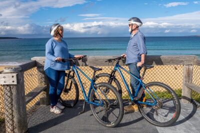 E-Bike Hire & Mountain Bike Hire Port of Eden - Your self-guided route: Aslings Beach, Lake Curalo, Rotary Lookout