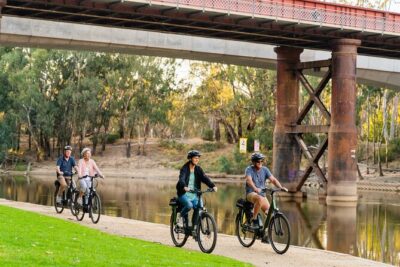 Echuca Guided E-Bike Cycling Tour - E-bike + helmet included: why this tour feels easy