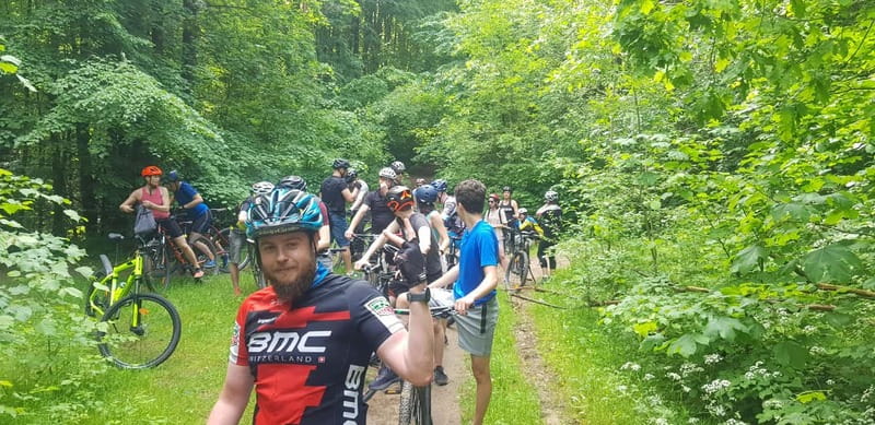 Explore Pavilniai Regional Park on a Mountain Bike - Uzupis and Bernardinu Park: the River Vilnia mood shift