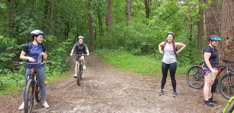 Explore Pavilniai Regional Park on a Mountain Bike - Entering Pavilniai Regional Park: gravel, single tracks, and viewpoints