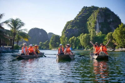 From Hanoi: Hoa Lu, Tam Coc, Mua Cave & Cycling in Ninh Binh - The Hanoi pickup and the 110 km countryside drive