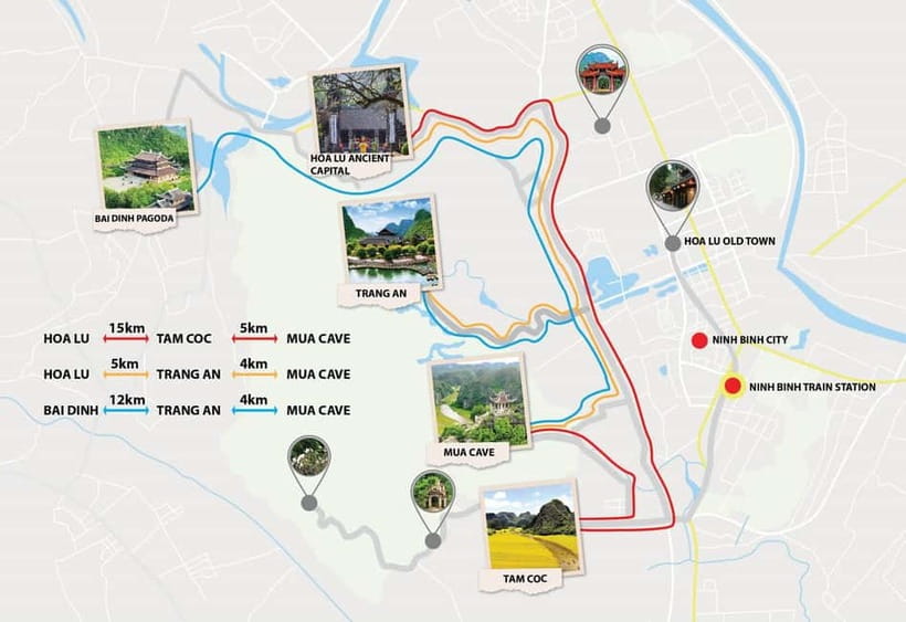 From Hanoi: Ninh Binh Trip with Cycling & Buffet Lunch - Trang An boat tour: caves, valleys, and the UNESCO factor