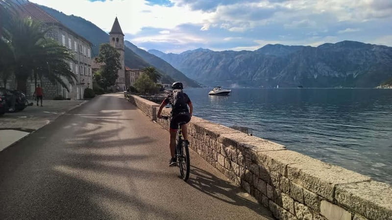 From Kotor: Boating, Kayaking, & Cycling Tour - Kayaking the sheltered coast: calm paddling and what to bring