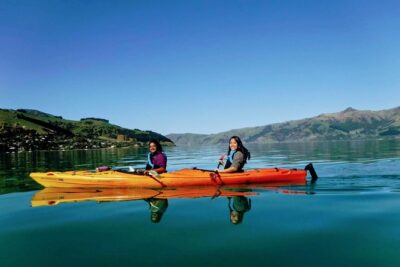 Guided Electric Mountain Bike & Sea Kayak Tour in Akaroa - The transfer to kayaking: how the day stays cruise-friendly