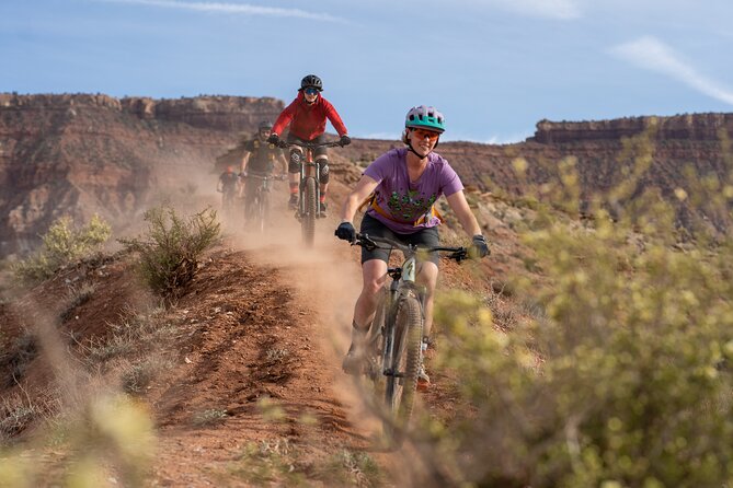 Guided Mountain Bike Tours - Zion - Sheep Bridge Trailhead: the easy starting point near Zion