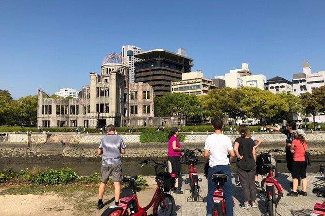 Hiroshima 3hr Peace Cycling Tour with Local Guide - Meeting at Hiroshima Peace Memorial Park Rest House and getting set up