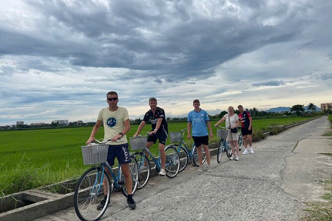 “Hoi An Countryside Cycling Tour–Farming Experience–Cooking Class - Hands-on cooking class: spring rolls, rice pancake, banana-leaf fish