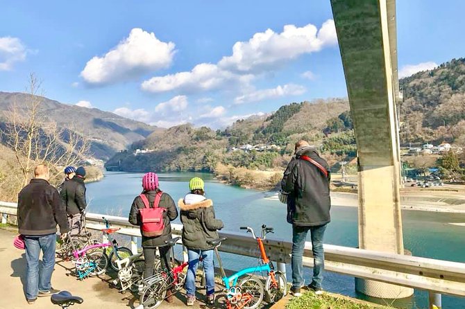 Ikeda Reservoir BROMPTON Slow Cycling Tour - The guided river stretch: old maps, local terrain stories, and bridge moments