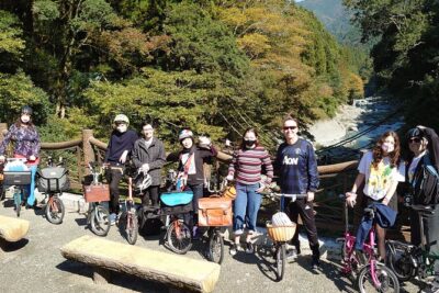 Iya Valley BROMPTON Slow Cycling Tour - Stop 1: Iya Kazura Bridge and the Thrill of Plant Craft
