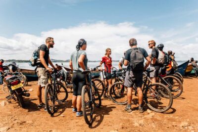 Kampala: Lake Victoria Island Cycling Tour - The 20 km bike route: gravel roads, single-track, and real hills