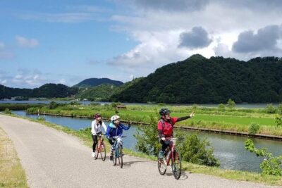 Kinosaki Onsen Cycling Tour Kinosaki & Riverside Experience - How the San-in Coast Geopark and Topography Change What You See