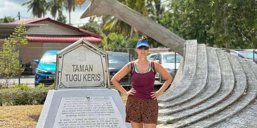 Langkawi Cycling Culture half day Tour - Burnt rice fields and Tugu Keris: seeing the Mahsuri story’s physical anchors