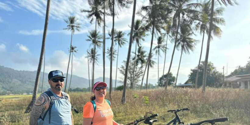 Langkawi Cycling Culture half day Tour - Lookout point over Padang Matsirat and Langkawi International Airport