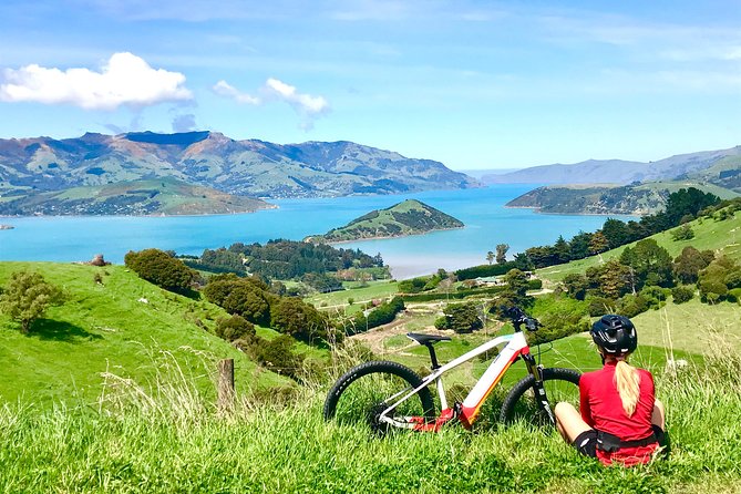 Lava Loop- Guided electric mountain bike tour in Akaroa - Lava Loop electric biking in Akaroa: the big idea