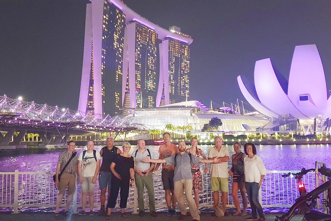 Marina Bay Night Cycling Tour - Bikes, helmets, and night-safety reality checks