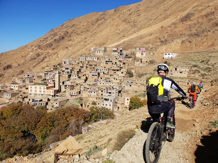 Marrakesh: Toubkal National Park Mountain Bike Trip w/Lunch - From Marrakesh to Imlil: where the day starts