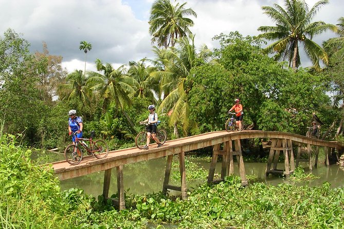 Mekong delta cycling tour 3 days - Day 2: Vinh Long ferry crossing, then Can Tho backroads and rice fields