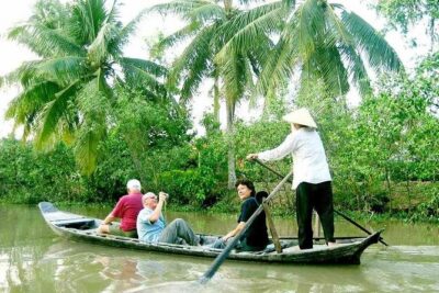 Mekong Delta Tour with Kayaking, Cycling and Cooking - Cycling Through Long An: Family Garden, Orchards, Rice Fields, and Dragon Fruit