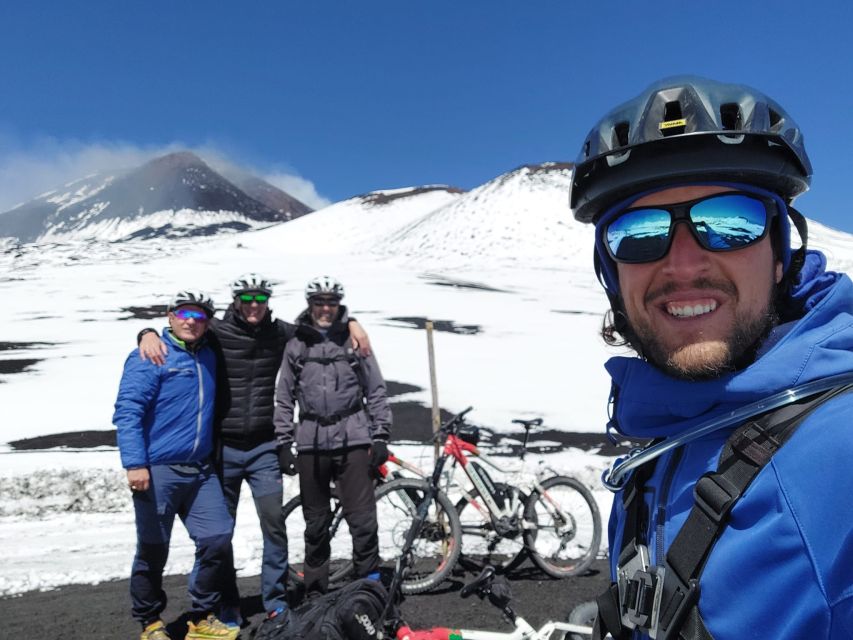 Mount Etna: Summit Cycling Tour - Arriving at the 2800 m Volcanological Observatory: where the day pays off