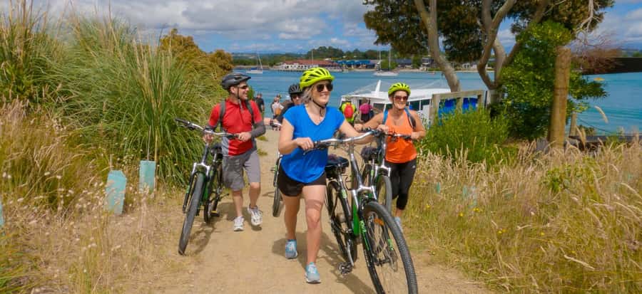 Nelson to Mapua: Full-Day Cycling Self-Guided Adventure - The Great Taste Trail coastal route: boardwalk views and swing-bridge drama
