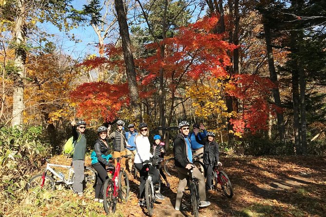 Nopporo Forest Mountain Bike Tour from Sapporo, presenting a retro Cycle cap - Key highlights