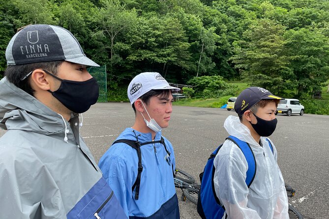Nopporo Forest Mountain Bike Tour from Sapporo, presenting a retro Cycle cap - Getting to Nopporo: Sapporo pickup and the forest transition