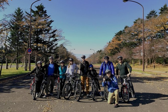 Nopporo Forest Mountain Bike Tour from Sapporo, presenting a retro Cycle cap - Wildlife spotting on the ride: deer, squirrels, and more