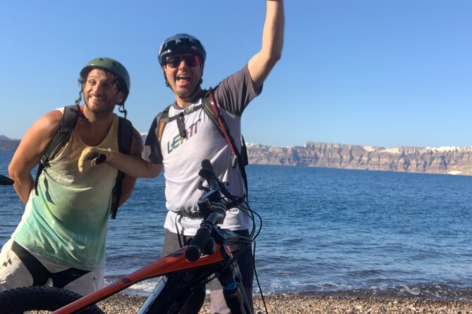 Private Electric Mountain Bike Experience and Tour in Santorini - Windmills viewpoint: classic Santorini views plus real timing