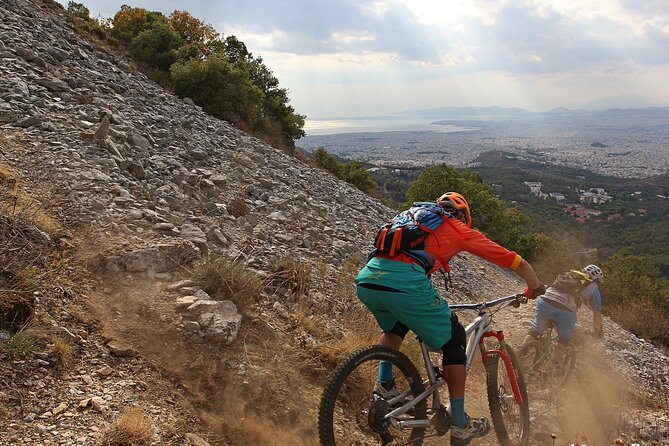 Private Mountain Bike,Trail Ride Tour of Mount Ymittos, Athens. - Gear and Safety: Helmet, Gloves, Knee Pads