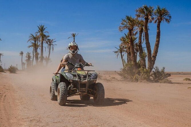 Quad bike ride palm grove Desert of Marrakech mountain bike - Pickup, Timing, and Group Size: How Smooth It Feels in Marrakech