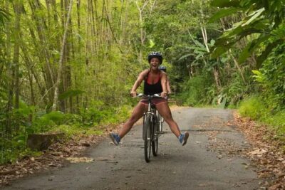 Rainforest Cycling Adventure in St. Lucia - The cycling route: botanical trails, river crossings, and hill reality
