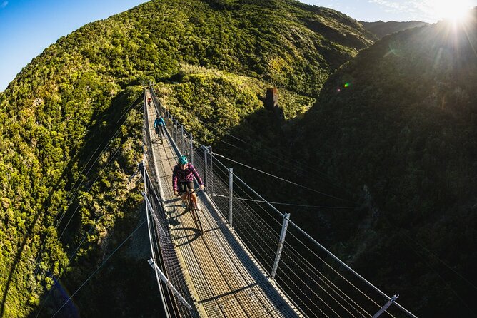 Remutaka Rail Trail Mountain Bike Explorer Cycle Tour - Tunnels and the suspension bridge: the signature moments