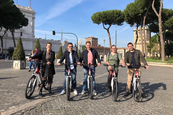 Rome Highlights Bike Tour 3 Hour City Cycling Experience - Start at Via Cavour: Bikes, Helmets, and the Pace