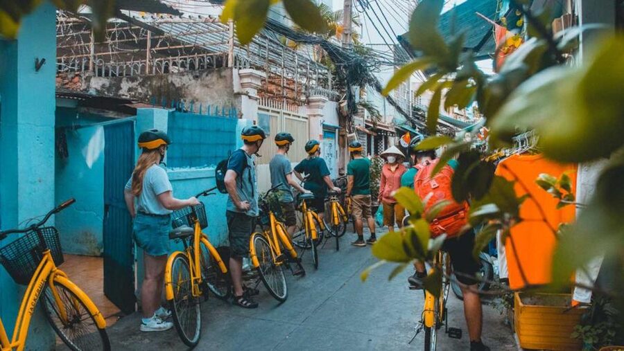 Saigon Off-the-Beaten Path-Cycling Tour in Ho Chi Minh City - District 10: Umbrella Market fruit tasting and a slower pace