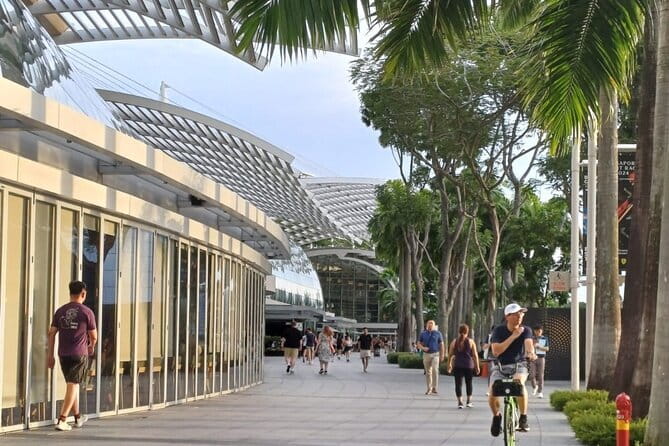 Singapore Beach City Cycling Tour - Route Logic from Changi to the Merlion Park Finish