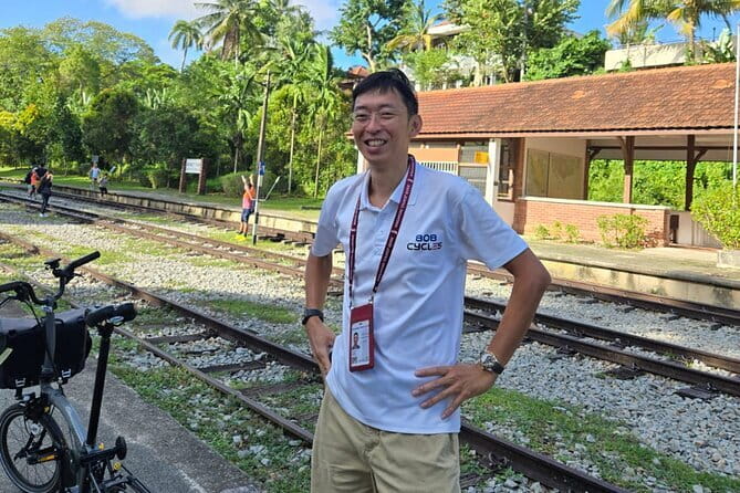 Singapore Cycling Tour - Rail Corridor, Civic District, & Food! - Old Bukit Timah Railway Station and the Rail Corridor: nature plus a backstory