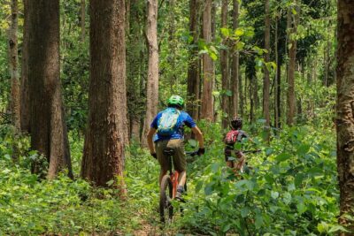 Sticky Waterfall Cycling Tour - How the Guides Handle the Day (Lek and the Support Vehicle)